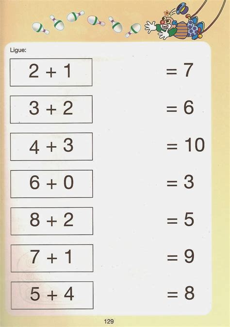Atividade Infantil De Matemática Continhas De Adição Sos Alfabetização