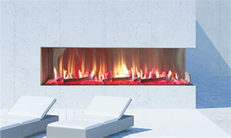 Flare Vent Free Front Facing Outdoor Fireplace Flare Fireplaces