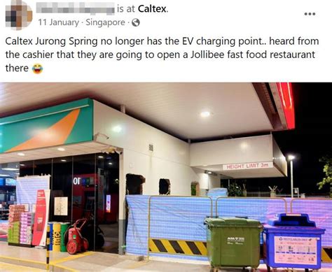 Jollibee Drive Thru Opening At Caltex Jurong Soon Get Fried Chicken On