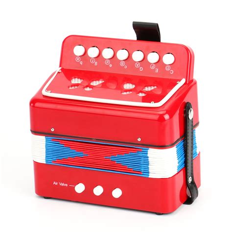 Tosnail Kids Piano Percussion Accordion Musical Toy Red Buy Online In