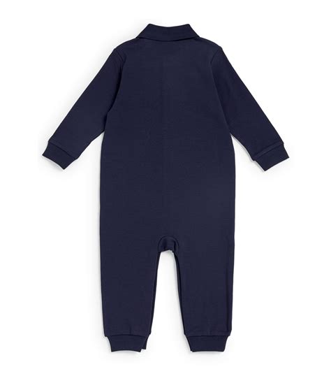 Ralph Lauren Kids Navy Polo Pony Playsuit 3 12 Months Harrods Uk