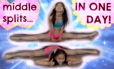 How To Get Middle Splits In One Day Youtube