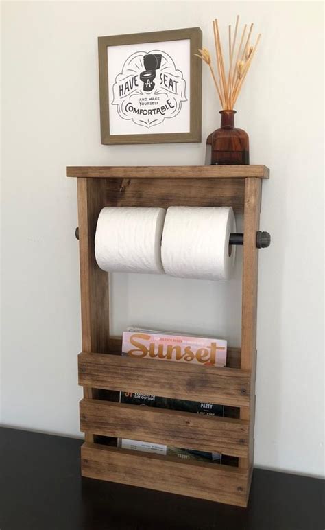 Buy products such as better homes & garden classic toilet paper holder, plated bronze at walmart and save. Toilet Paper Holder Free Standing Bathroom Magazine Rack ...