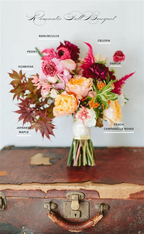 Romantic Fall Bridal Bouquet Inspiration Layer Cake