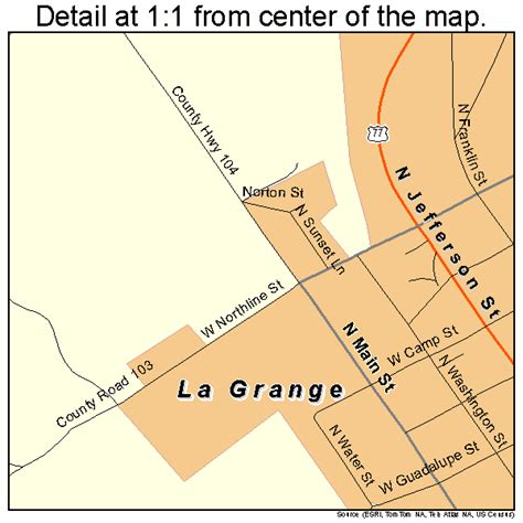 La Grange Tx 1880 Vintage City Maps