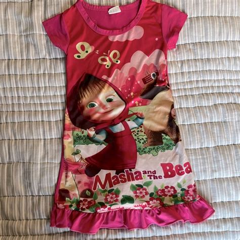 Pajamas Masha And The Bear Nightgown 10cm Or 3t Poshmark