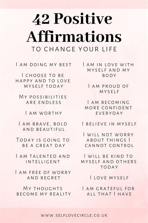 Quotes Positive Self Affirmations Positive Affirmations Quotes