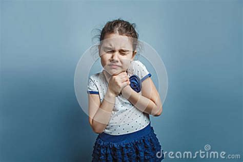 Girl European Appearance Five Years Strangles Stock Image Image Of