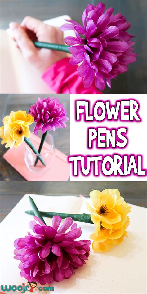 Flower Pens Tutorial Woo Jr Kids Activities Childrens Publishing