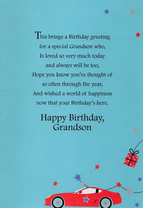 Grandson Birthday Wishes Greeting Cards Birthdaybuzz