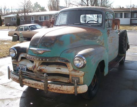 1955 1st Series Chevrolet 3100 Pickup 1954 Body Style Runs Drives