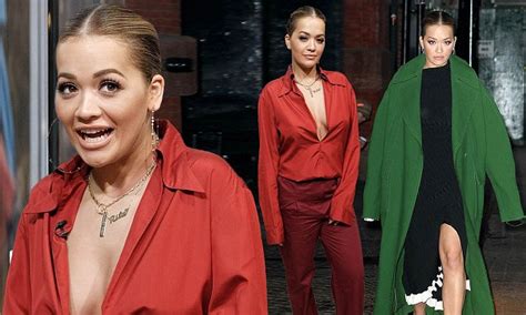 Rita Ora Flashes Side Boob During Promotional Campaign For Americas