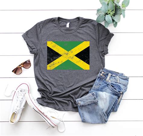 jamaica shirt jamaica t shirt jamaican shirt jamaican flag etsy
