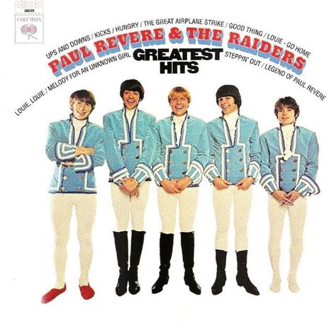 Paul Revere And The Raiders Greatest Hits 1967 Paul Revere Lp Cover