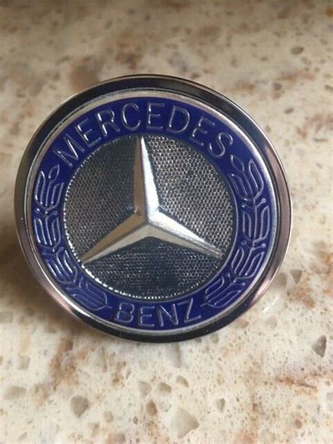 Mercedes Benz Badge Hood Ornament With Screw Pin 2 Diameter Ebay