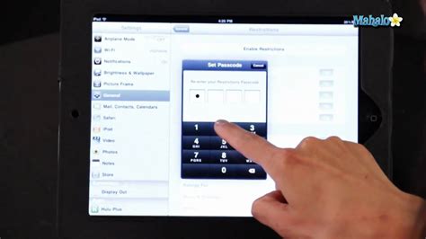 How To Password Protect Apps On The Ipad Youtube