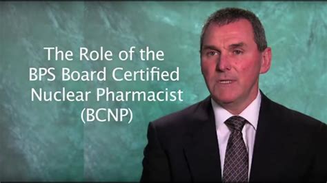 The Role Of The Bps Board Certified Nuclear Pharmacist Bcnp Youtube