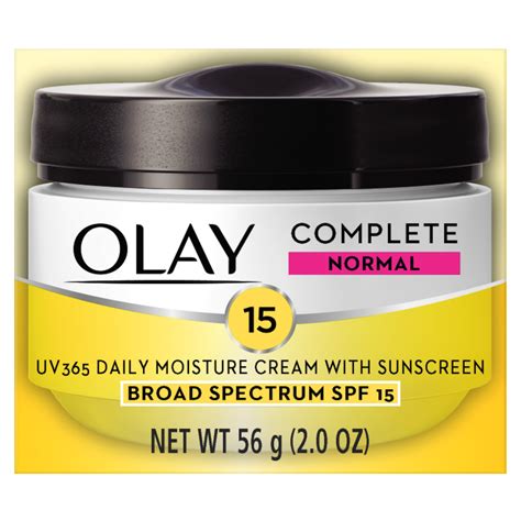 Olay Complete Cream Moisturizer With Spf 15 Normal 20 Oz