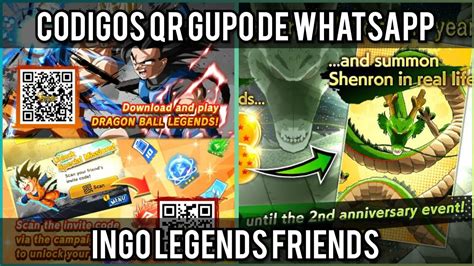 For the new players, in this article, we will give you all the information that you need to know about dragon ball legends qr codes and. GRUPO PARA CODIGOS QR // DRAGON BALL LEGENDS ESPAÑOL - YouTube