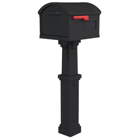 Gibraltar Mailboxes Grand Haven 5412 In W X 5412 In H Plastic Black