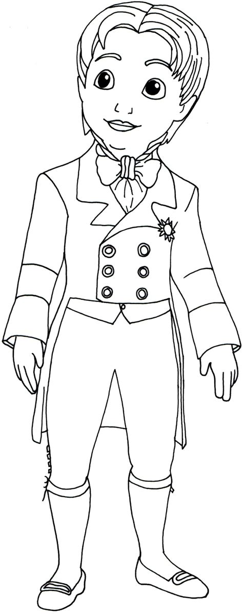 Sofia The First Coloring Pages Prince James Sofia The First Coloring