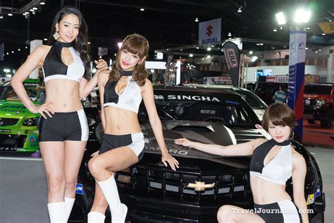 Bangkok Car Show Girls Auto Salon 2015 Thailand