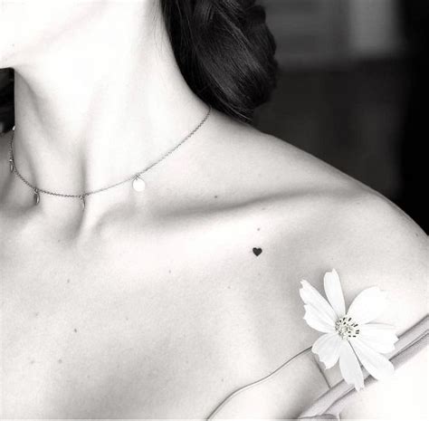 Pin By World Trends On Tattoo Ideas Tiny Heart Tattoos Collar Bone
