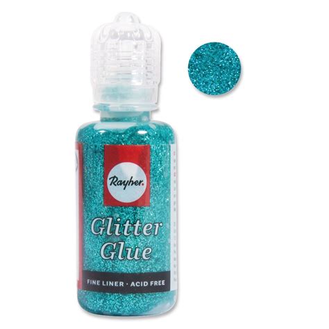 Rayher Glitter Glue Metallic For Creative Leisure Turquoise X20 Ml