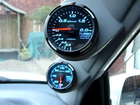 Tritdt defi exhaust temp temperature sensor harness 1.5m (meter gauge bf). Defi Racer gauges start up - YouTube