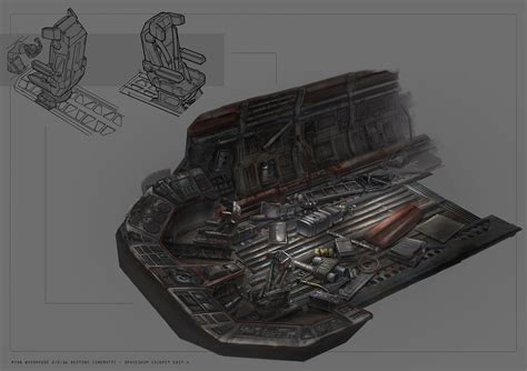 Here S An Old Client Work Of A Crashed Spaceship Interior For The Destiny Cinematic Trailer