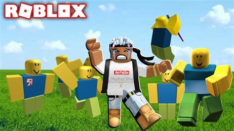 Survive The Noob Invasion In Roblox Youtube