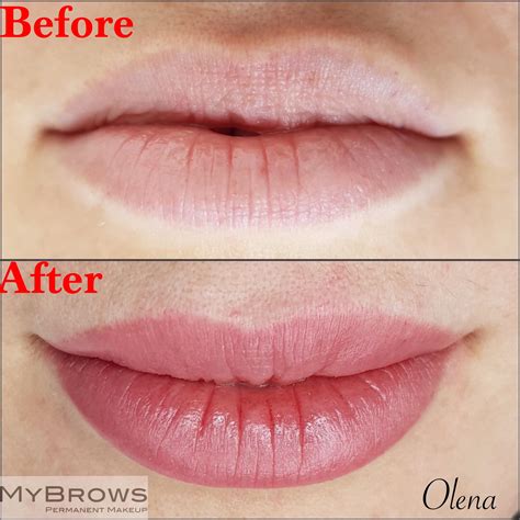 Lip Tattoo Makeup Before And After