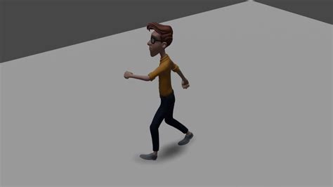 Vincent 3 Walk Cycle Blender Animation Youtube