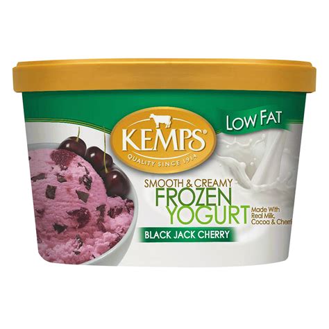 Kemps Low Fat Black Cherry Frozen Yogurt 15 Qt Frozen Yogurt Meijer