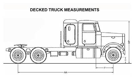semi truck diagram