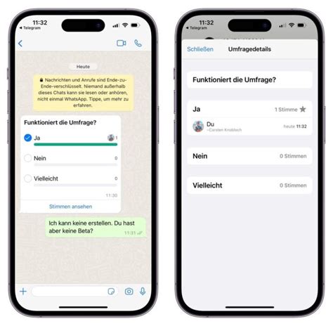 WhatsApp: Umfragefunktion erreicht erste Nutzer