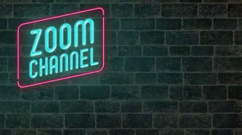 Copy Of Neon Your Channel Zoom Meeting Background Postermywall