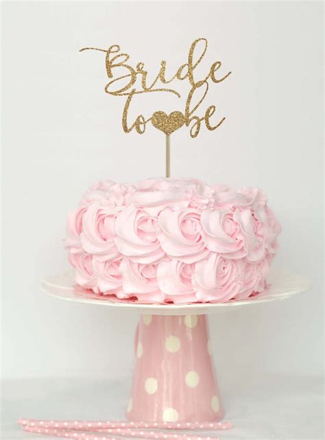 Bride to be consignment location: Bride to be cake topper bridal shower cake topper bridal