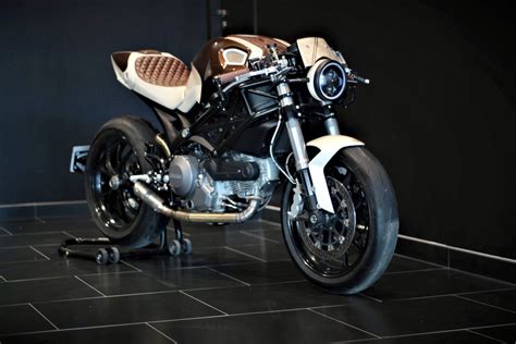 Retro Neo Cafe Racer Built From Ducati 796 Monster By Bp Moto Design