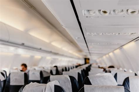 Interior Passenger Airplane Travel Seat Airplane Plane Flight