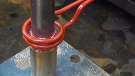 Induction Brazing Of Copper Tubing And Brass Youtube