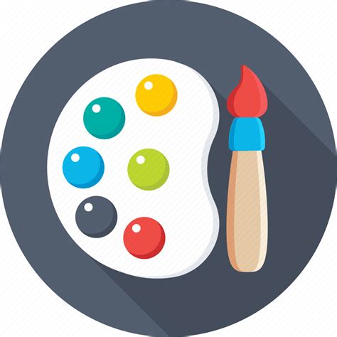 Art Artist Paint Brush Paint Palette Painting Icon Download On
