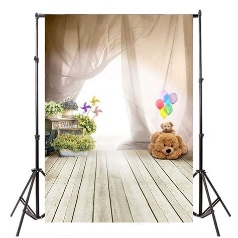 Sayfut Studio Photo Video Photography Backdrops 3x5ft Ballon Bear Room