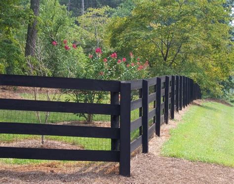 Kentucky Horse Fence Black Country Fences Fence Design Farm Fence