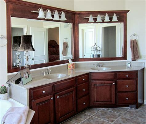 The porcelain sinks are oval and mounted under the vanity top. Solid surface bath vanity countertops frequently asked ...