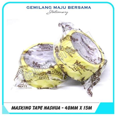 Jual Isolasi Kertas Masking Tape Nashua X Y M Shopee Indonesia