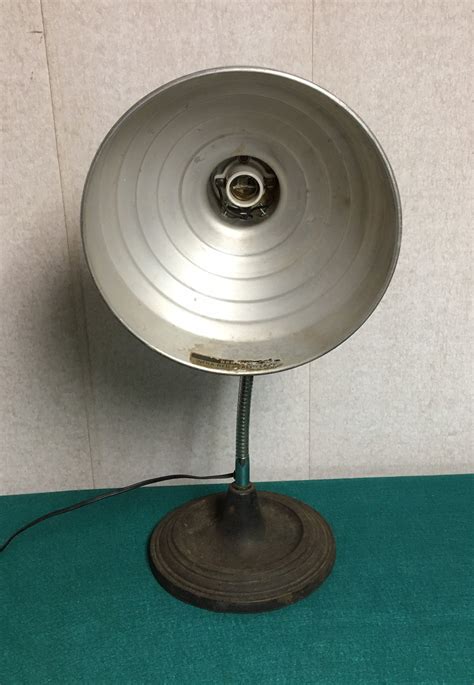 Mid Century Industrial Gooseneck Desk Lamp Work Light With Cast Iron