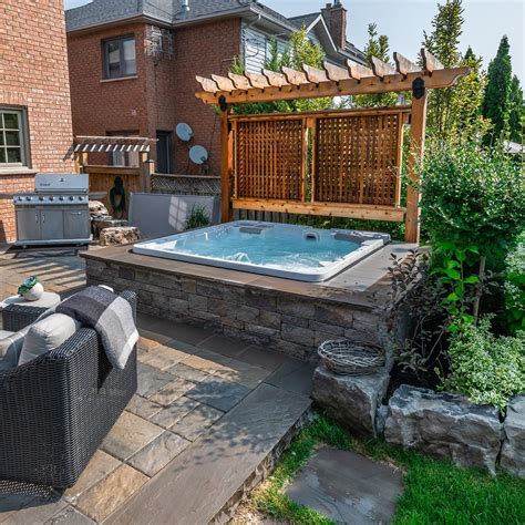 Escape To Your Own Private Retreat With These Small Backyard Hot Tub Ideas • Gagohome Decor
