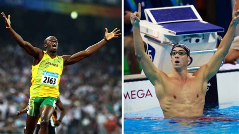 Usain Bolt And Michael Phelps Twin Titans Of The Modern Olympics The