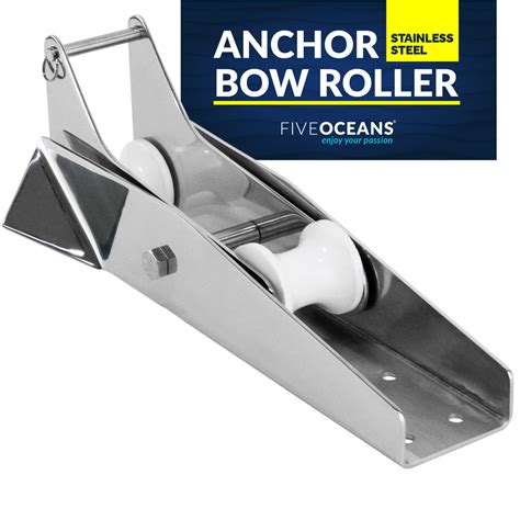 Anchor Hinged Self Launching Bow Roller 13x3 34 Aisi 316 Stainless